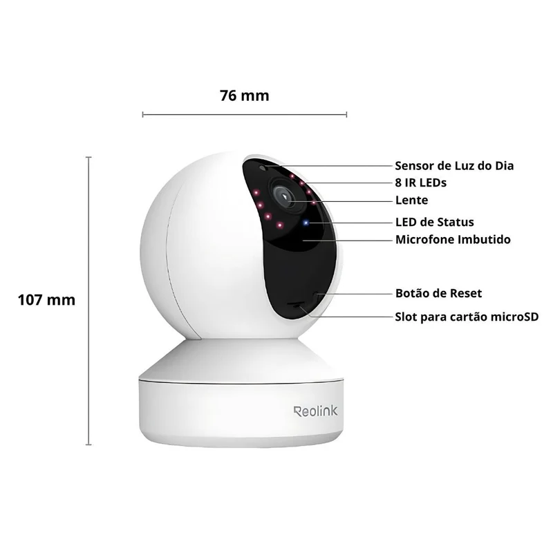 Reolink E Series E320 Câmara de Segurança Smart Wifi