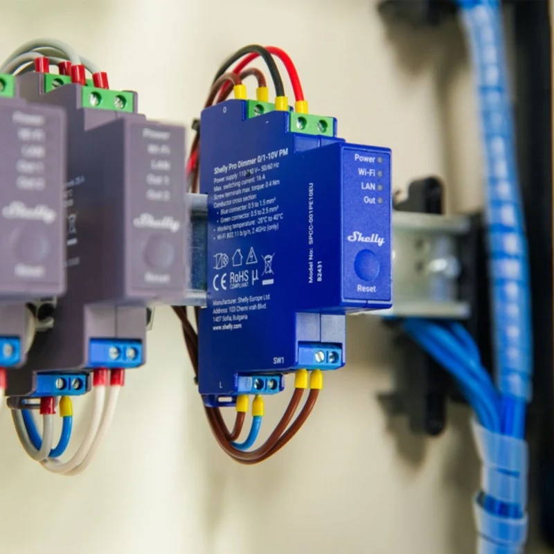 Shelly Pro Dimmer 0/1-10V PM - Módulo WiFi/BT