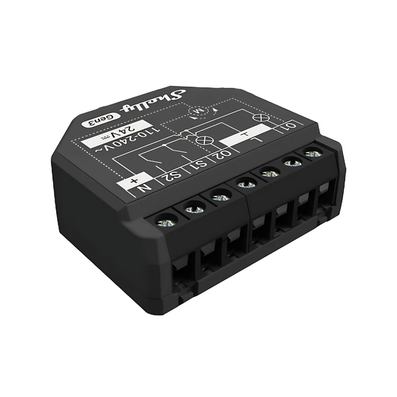 Shelly 2PM Gen3 - Módulo para Estores e Interruptores de 2 canais WiFi/BT