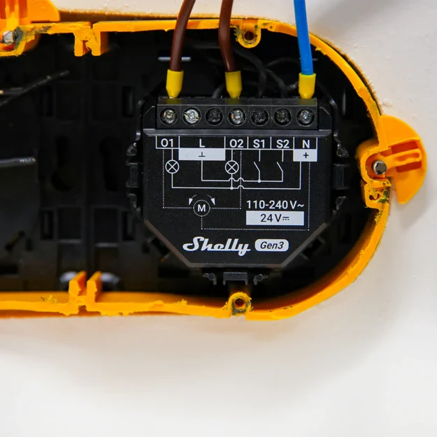 Shelly 2PM Gen3 - Módulo para Estores e Interruptores de 2 canais WiFi/BT