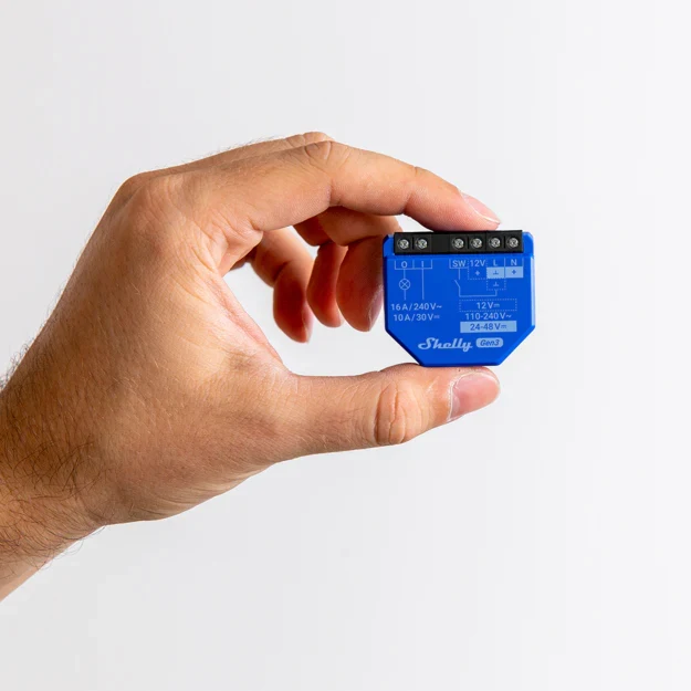 Shelly 1 Gen3 - Módulo Interruptor 16A WiFi e Bluetooth
