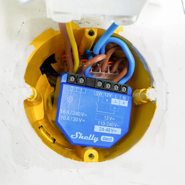 Shelly 1 Gen3 - Módulo Interruptor 16A WiFi e Bluetooth