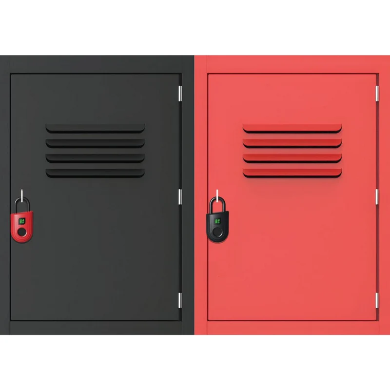 Igloohome Cadeado inteligente c/ impressão digital Padlock Lite Bluetooth Vermelho