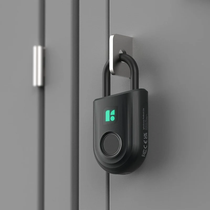 Igloohome Cadeado inteligente com impressão digital Padlock Lite Preto