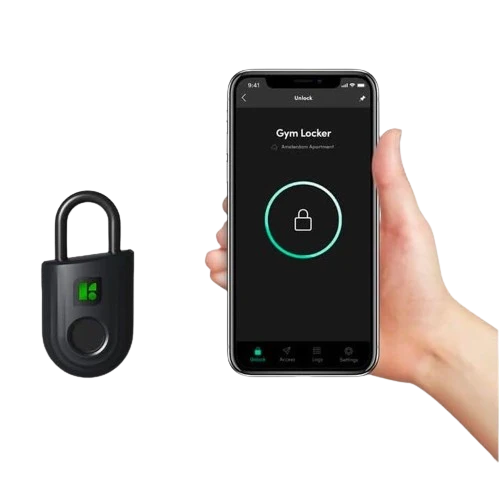 Igloohome Cadeado inteligente com impressão digital Padlock Lite Preto