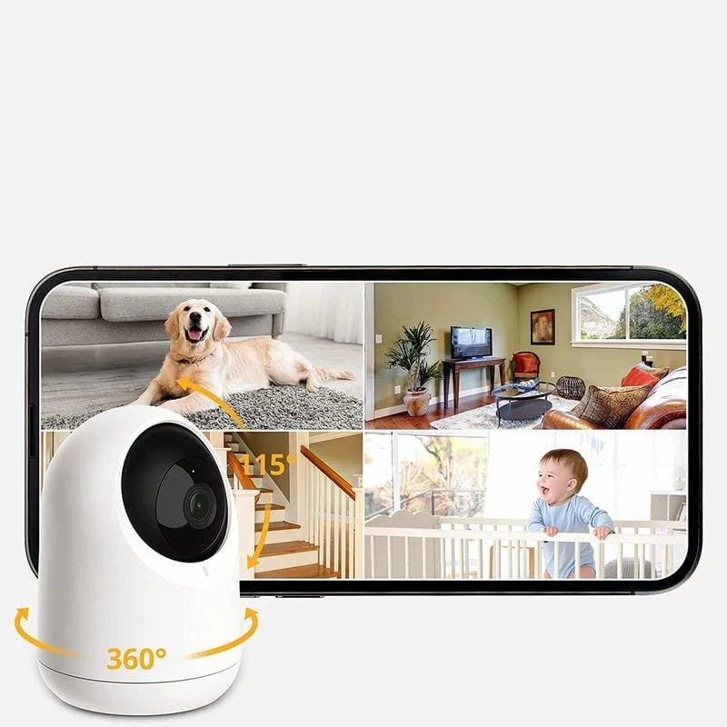 SwitchBot Câmera Pan/Tilt 2K 360º Inteligente - Smart Wifi