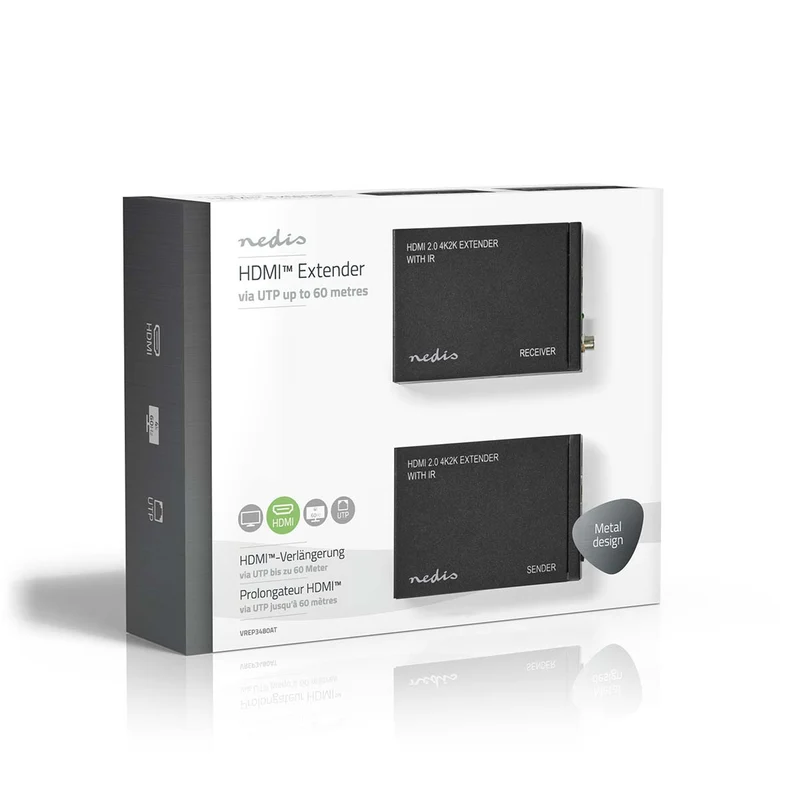 HDMI™-Extender Over Cat6 - tot 60 m - 4K@60Hz
