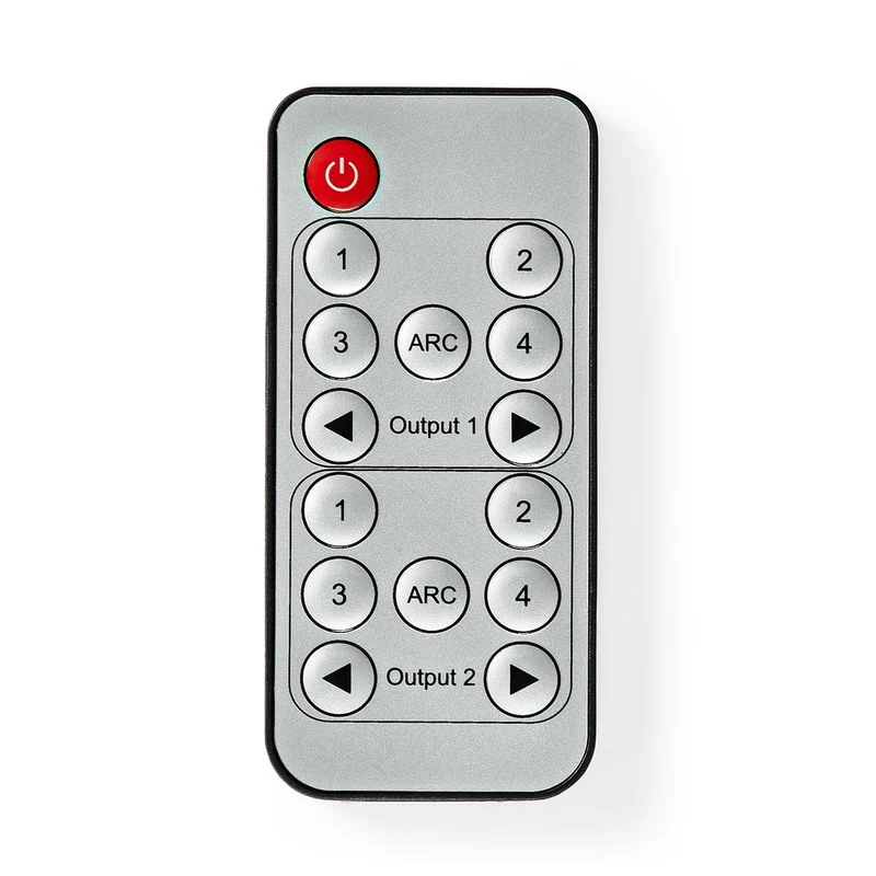 HDMI™ Matrix-Switch 4 x 2-Poorts poort(en) - 4x HDMI™ Input - 2x 3.5 mm / 2x HDMI™ Output / 2x TosLink