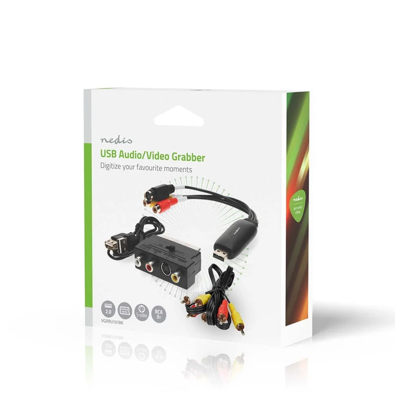 Videograbber USB 2.0 - 480p - A/V-kabels / Scart