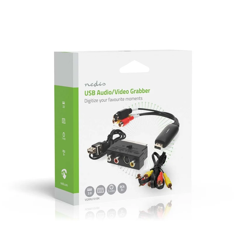 Videograbber USB 2.0 - 480p - A/V-kabels / Scart