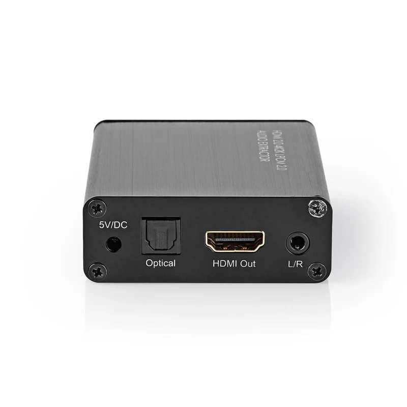 HDMI™-Extractor HDMI™ Input - TosLink Female / 1x 3.5 mm Audio Out / 1x HDMI™ Output - Maximale resolutie: 4K@60Hz