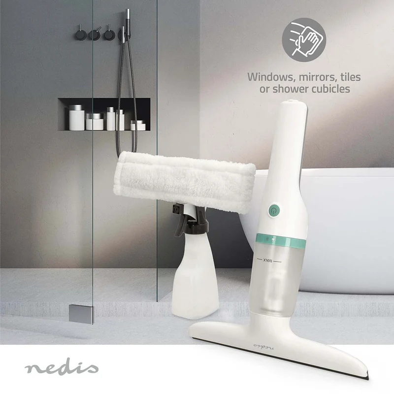 Electrische Ruitenreiniger 12W - 1200 Pa - Inhoud Reservoir Vuil Water: 60 ml