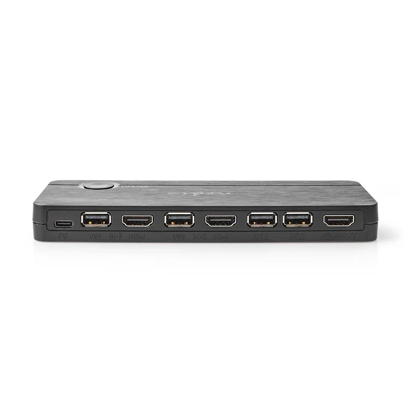 HDMI™-Converter USB-C™ Female / 2x HDMI™ Input / 4x USB A Female - 1x HDMI™ Output - 1-weg