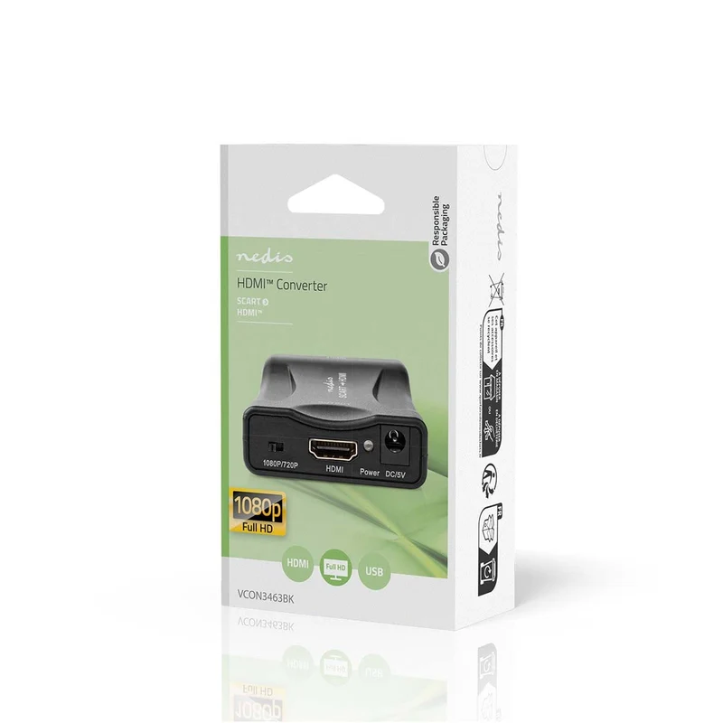 HDMI™-Converter SCART Female - 1x HDMI™ Output - 1-weg