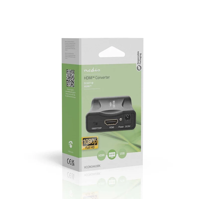 HDMI™-Converter SCART Female - 1x HDMI™ Output - 1-weg