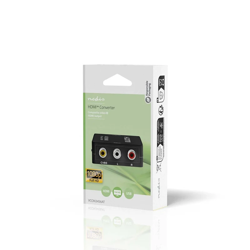 HDMI™-Converter 3x RCA Female - 1x HDMI™ Output - 1-weg