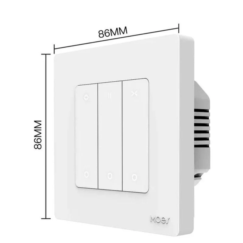 MOES Interruptor de Persiana Estores Zigbee - Série Star Ring