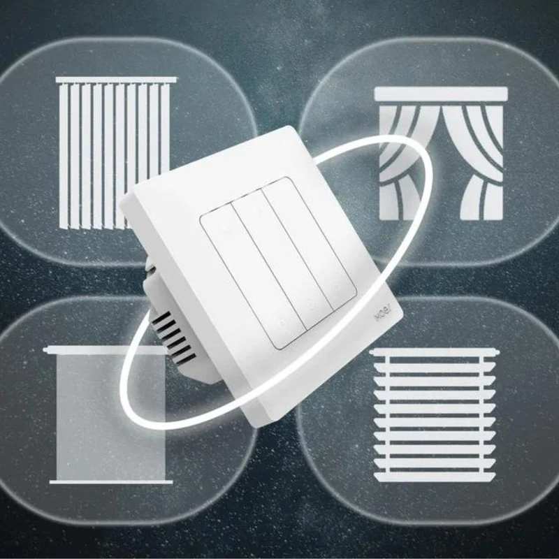 MOES Interruptor de Persiana Estores Zigbee - Série Star Ring