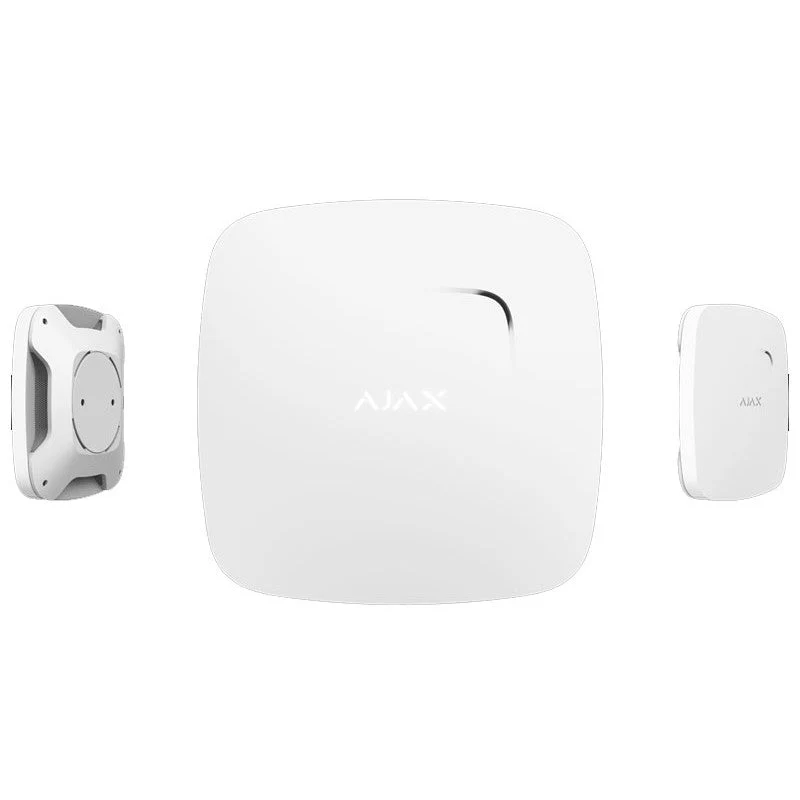 Detector de fumo e sensor de temperatura Branco Plus - Ajax Fireprotect Plus