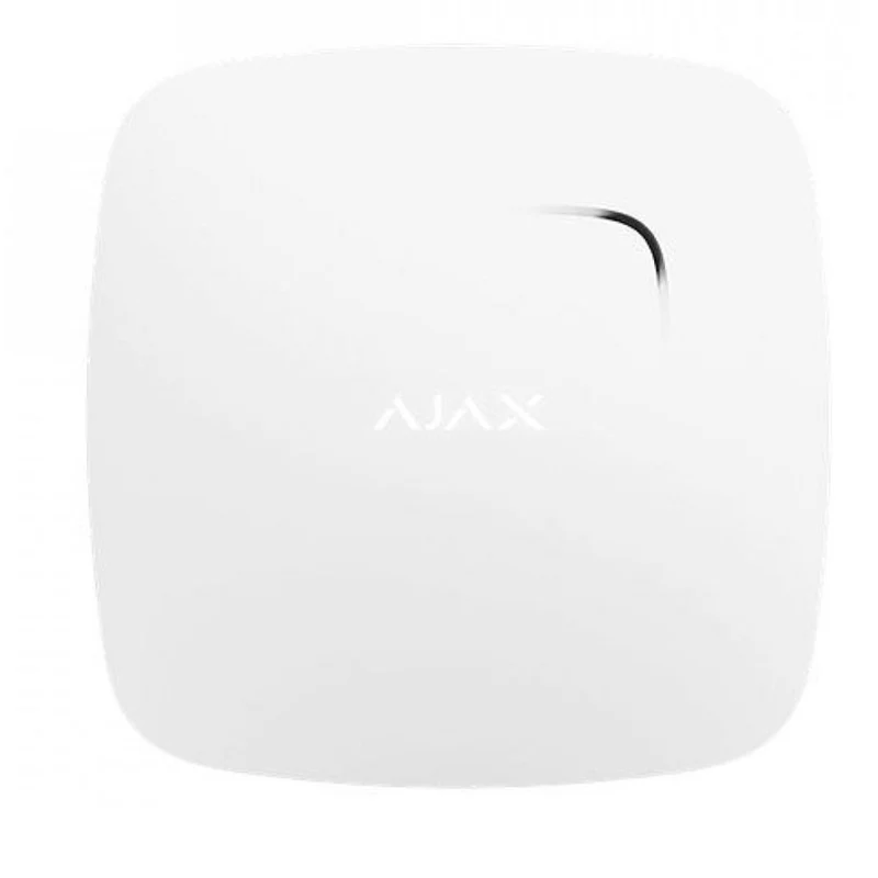 Detector de fumo e sensor de temperatura Branco - Ajax FireProtect