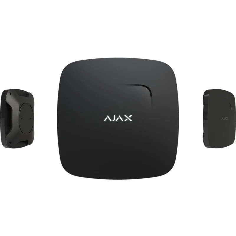 Detector de fumo e sensor de temperatura Preto - Ajax FireProtect