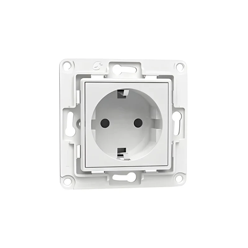 Tomada Schuko Shelly Wall Socket EU Branco