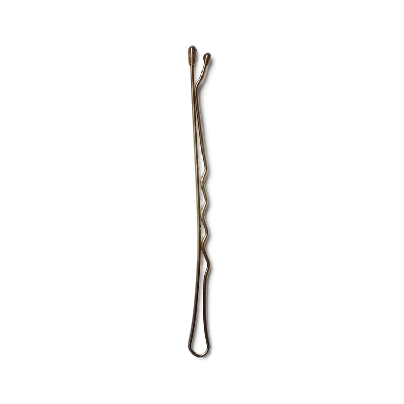 Hair Grips Brown 59 mm