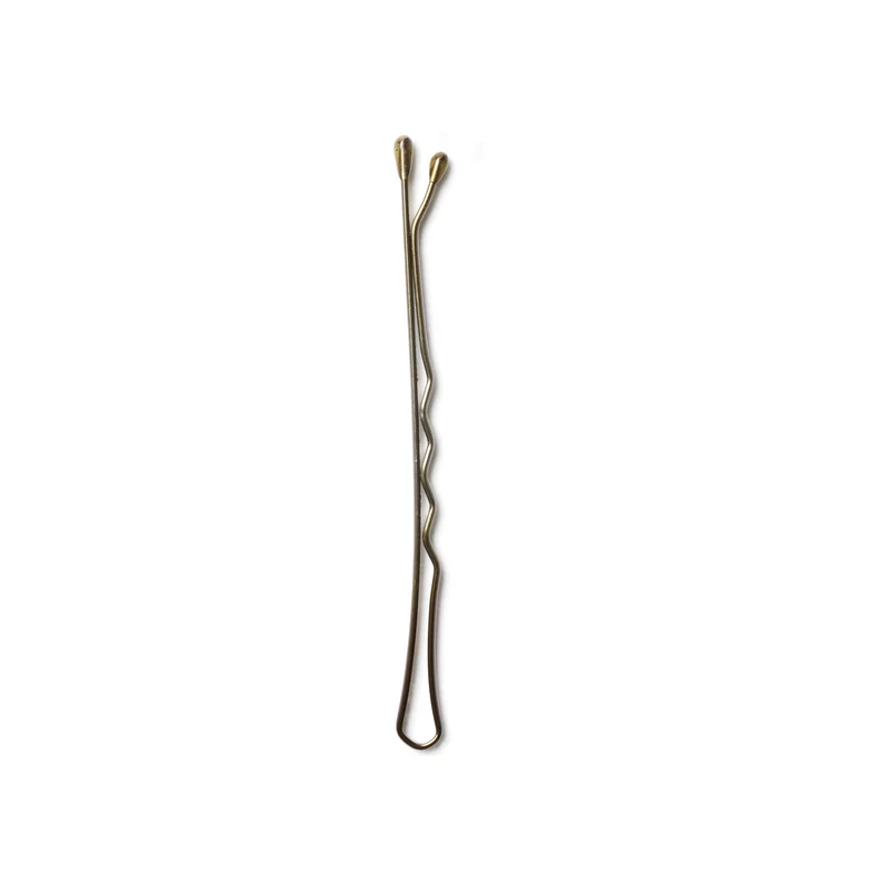 Hair Grips Brown 51 mm