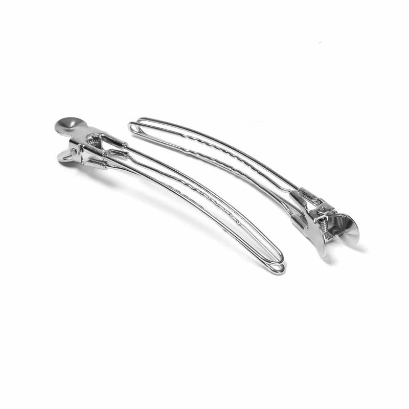 Hair Clips Long Chrome