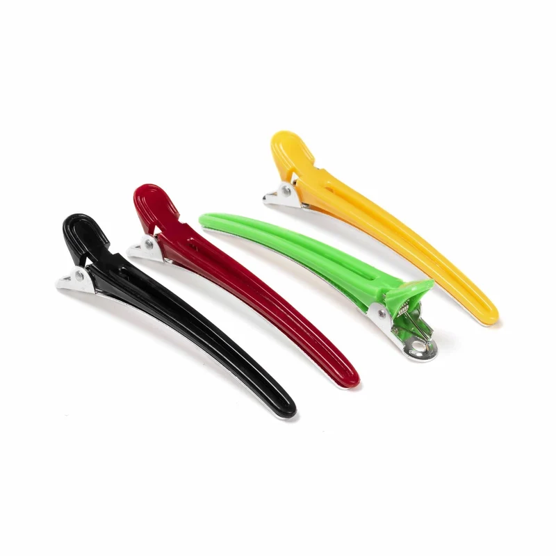 Hair Clip Alu/Plastic Colored