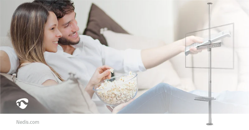 Draai- en Kantelbare TV-Standaard 37 - 70" - Maximaal schermgewicht: 30 kg - Kantelbaar