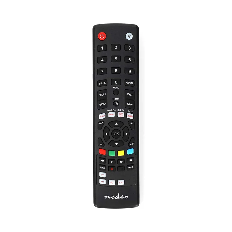 Universele Afstandsbediening Voorgeprogrammeerd - 1 Apparaat - Amazon Prime / Disney + Button / Google Play Knop / Netflix Knop / Youtube Knop