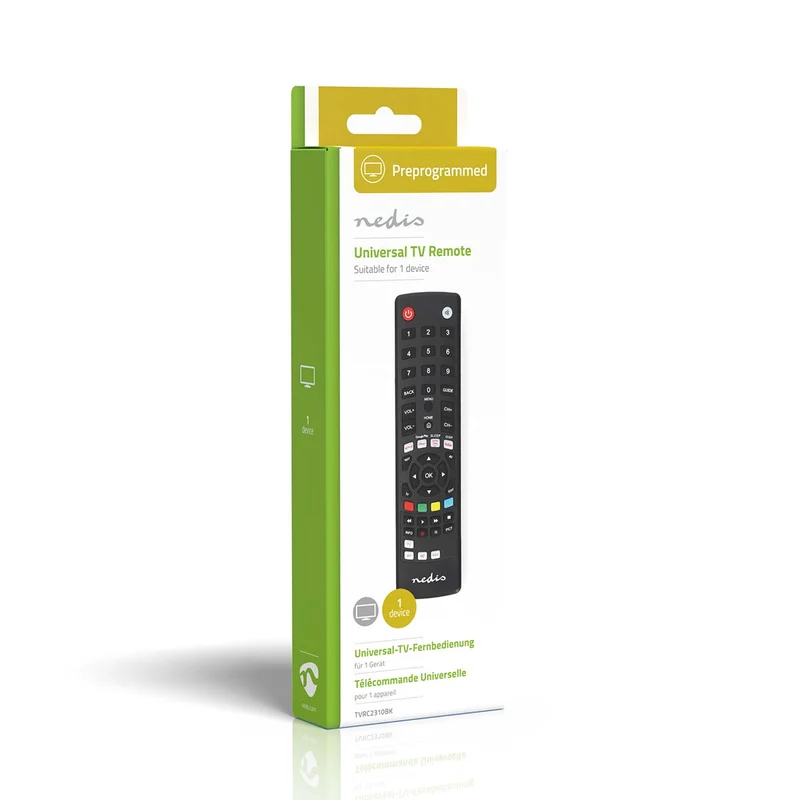 Universele Afstandsbediening Voorgeprogrammeerd - 1 Apparaat - Amazon Prime / Disney + Button / Google Play Knop / Netflix Knop / Youtube Knop