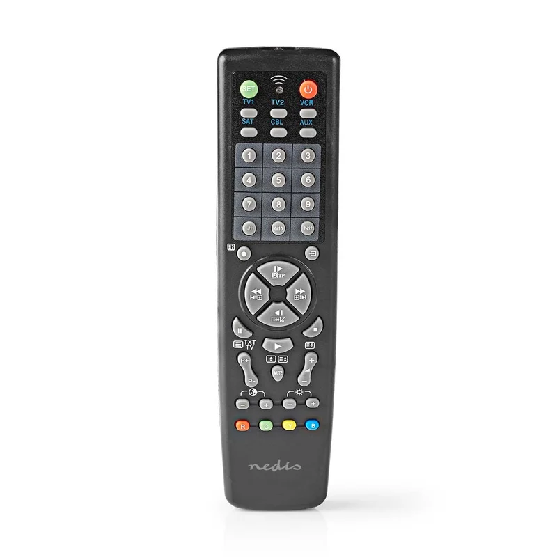 Universele Afstandsbediening Programmeerbaar - 10 Apparaten - Geheugenknoppen / TV-gids Knop