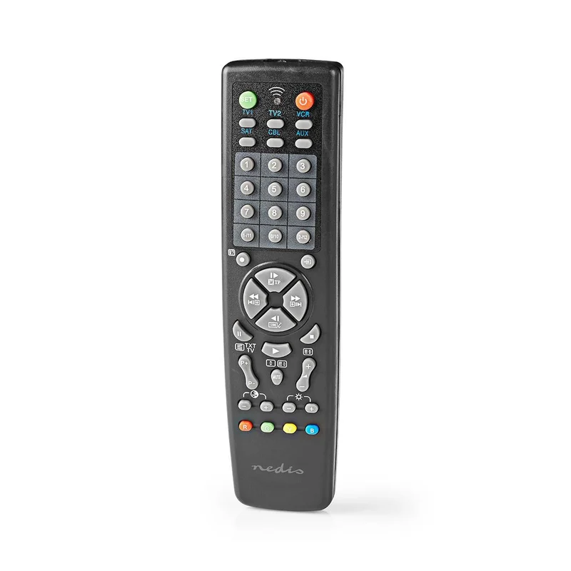 Universele Afstandsbediening Programmeerbaar - 10 Apparaten - Geheugenknoppen / TV-gids Knop
