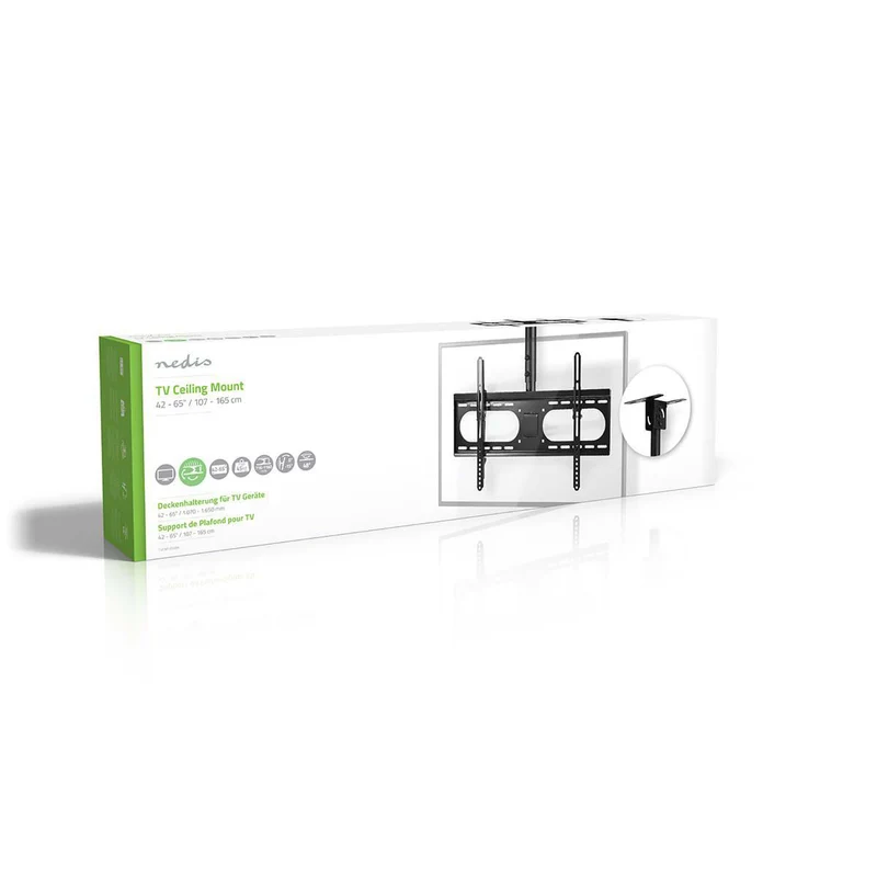 Draai- en Kantelbare TV-Plafondbeugel 42 - 65" - Maximaal schermgewicht: 45 kg - Kantelbaar