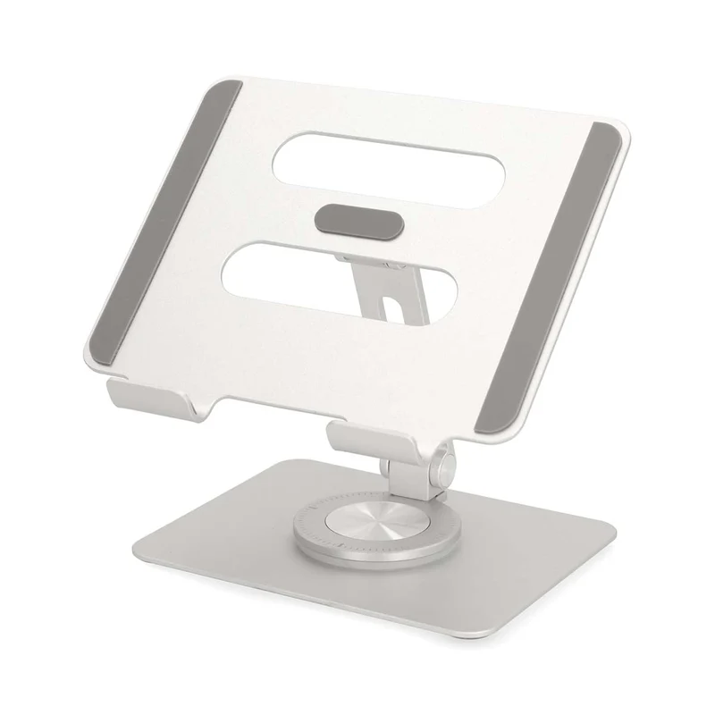 Tablet Standaard Draai- en Kantelbaar - Zilver
