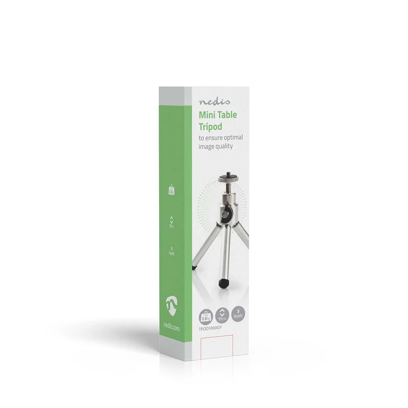 Statief Camera - Maximaal draagvermogen: 0.8 kg - Minimale werkhoogte: 11 cm