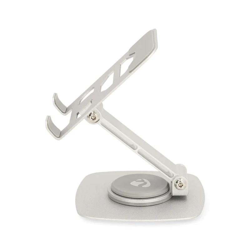 Smartphonestandaard Universeel - Draai- en Kantelbaar - Zilver