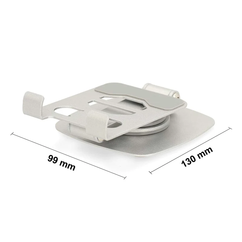 Smartphonestandaard Universeel - Draai- en Kantelbaar - Zilver