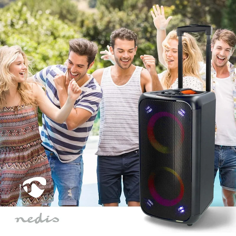 Bluetooth® Party Speaker Batterij 1 werkingstijd standaard verbruik: 300 min - 240W - Handvat