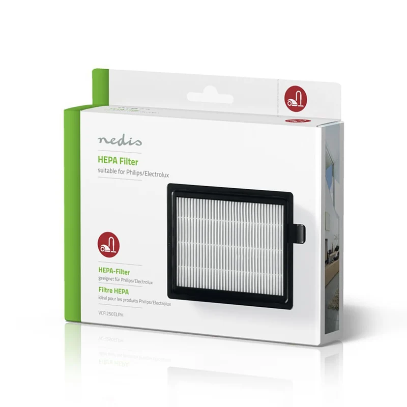 HEPA-Vervangingsfilter Vervanging voor: Electrolux / Philips - Wit / Zwart