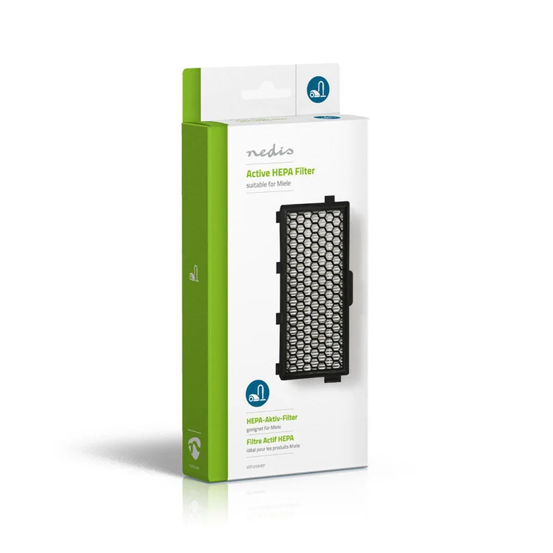 HEPA-Vervangingsfilter Vervanging voor: Miele - Wit / Zwart