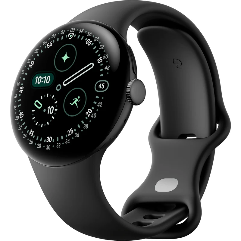 Google Pixel Watch 4 eSIM Smartwatch, 45mm, Black