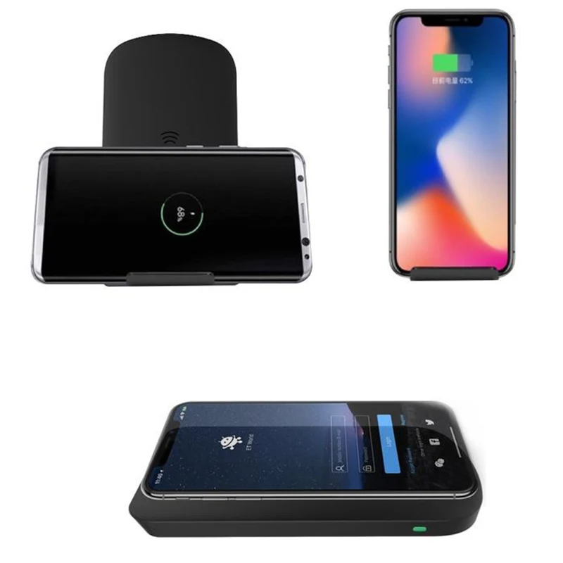 Zikko AS200 5-10W Qi trådløs oplader til iPhone, Samsung mfl.