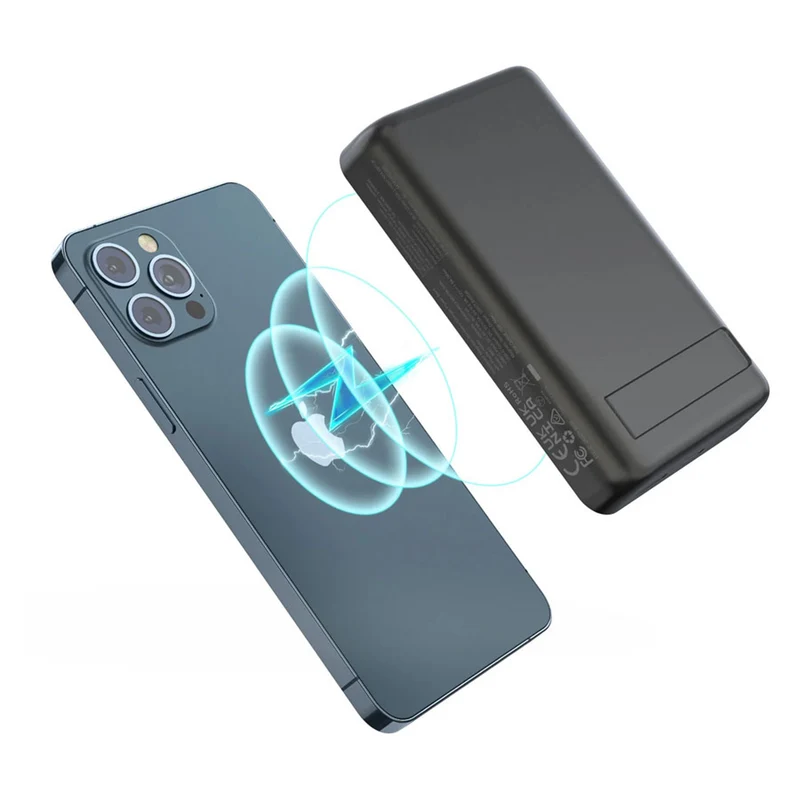 Choetech 10.000 mAh Trådløs Magsafe Powerbank, Sort