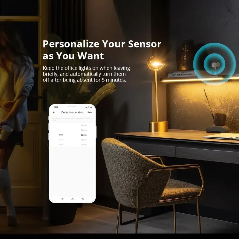 Sonoff Sensor de presença humana Smart Zigbee - SNZB-06P
