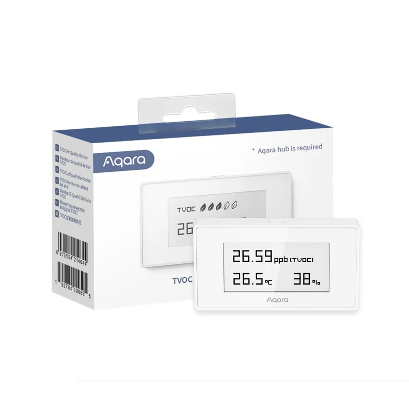 Aqara Sensor de qualidade do ar TVOC com termómetro e higrómetro - Smart Zigbee 3.0