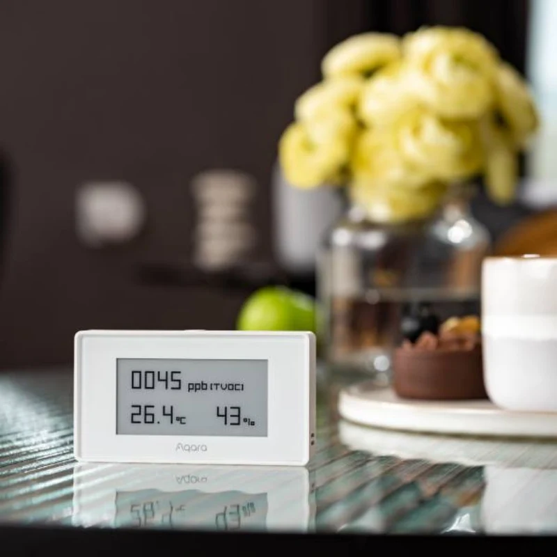 Aqara Sensor de qualidade do ar TVOC com termómetro e higrómetro - Smart Zigbee 3.0