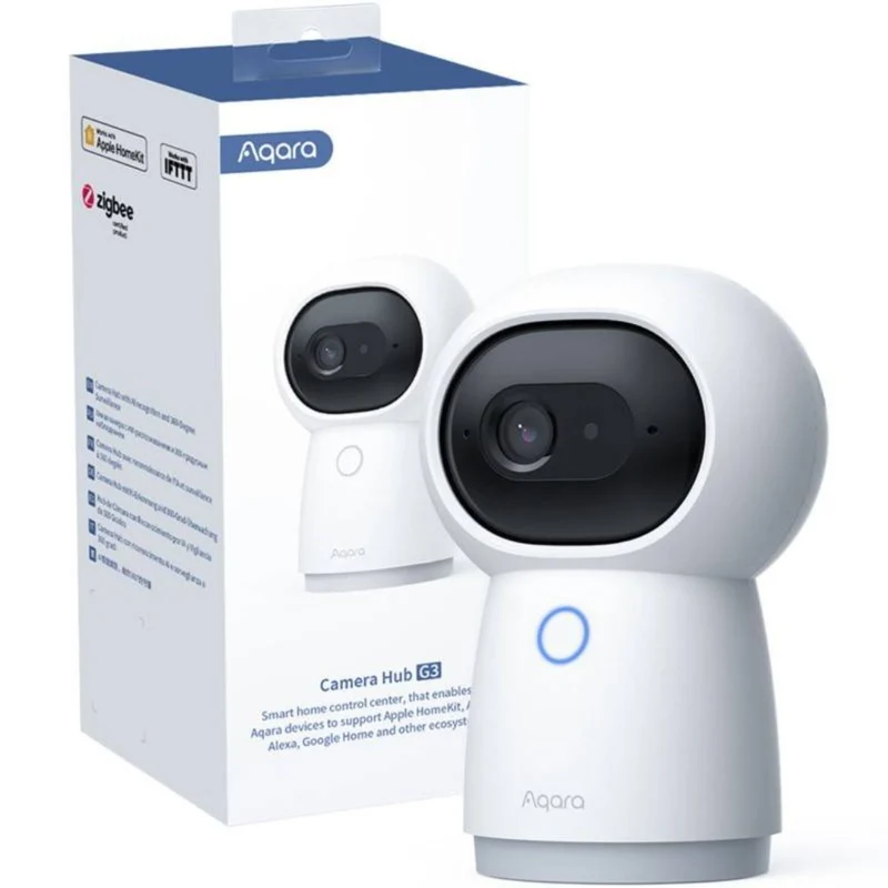 Aqara Câmara de vigilância motorizada 2K (1296p) / Hub Zigbee G3